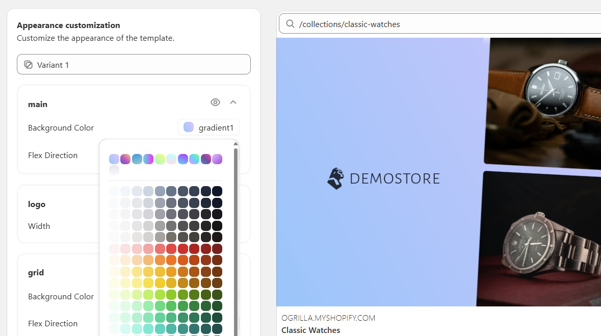 Template designer